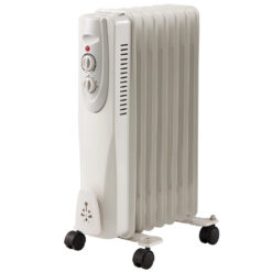 1500W 7 Fin White Oil Filled Radiator